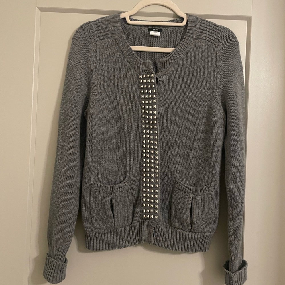 Jcrew gray cardigan size S
